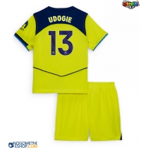 Otroški Nogometni dresi Tottenham Hotspur Destiny Udogie #13 Tretji 2025-26 Kratek Rokav (+ Kratke hlače)